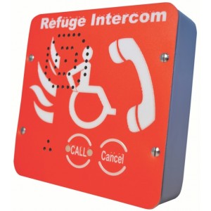 CFVCSHF VoCALL Type B Outstation, Surface Mount, Red